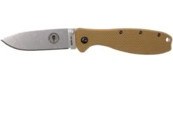 ESEE Knives Zancudo D2 Coyote Brown-Stonewashed, BRKR2CB Couteau De Poche