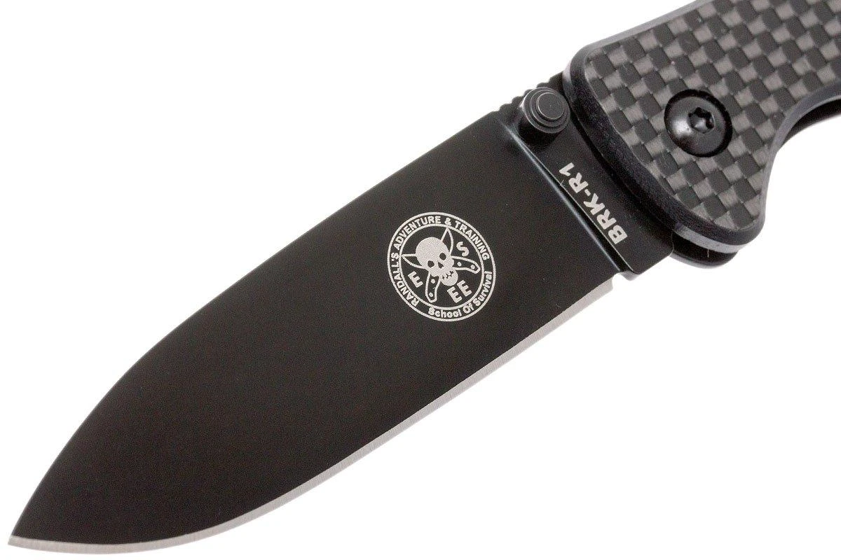 ESEE Knives Zancudo D2 Carbonfiber, BRKR2CFB Couteau De Poche 5 ESEE Knives Zancudo D2 Carbonfiber, BRKR2CFB Couteau De Poche – Image 3