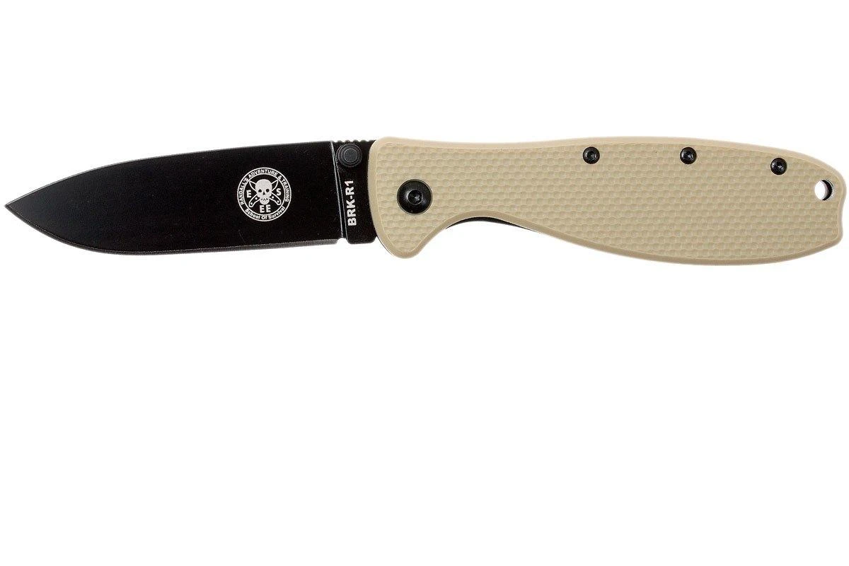 ESEE Knives Zancudo D2 Desert Tan-Black, BRKR2DTB Couteau De Poche 3 ESEE Knives Zancudo D2 Desert Tan-Black, BRKR2DTB Couteau De Poche