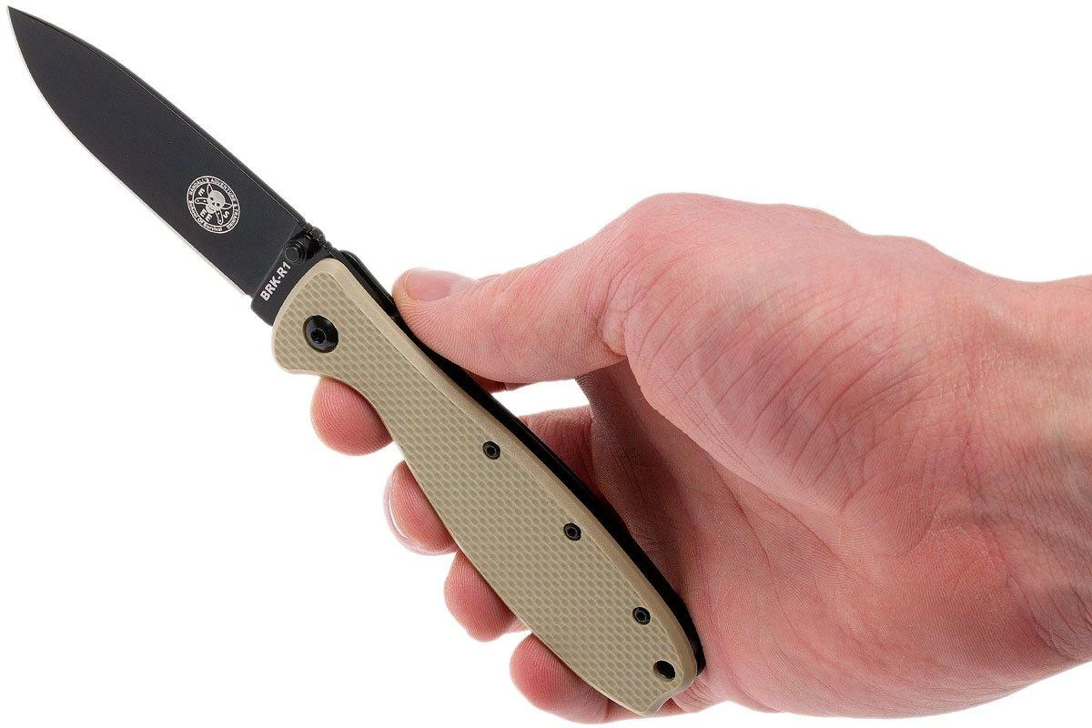 ESEE Knives Zancudo D2 Desert Tan-Black, BRKR2DTB Couteau De Poche 10 ESEE Knives Zancudo D2 Desert Tan-Black, BRKR2DTB Couteau De Poche – Image 8