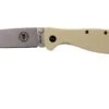 ESEE Knives Zancudo D2 Desert Tan-Stonewashed, BRKR2DT Couteau De Poche