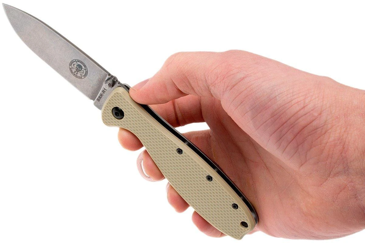 ESEE Knives Zancudo D2 Desert Tan-Stonewashed, BRKR2DT Couteau De Poche 10 ESEE Knives Zancudo D2 Desert Tan-Stonewashed, BRKR2DT Couteau De Poche – Image 8