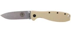 ESEE Knives Zancudo AUS8 Desert Tan-Stonewashed, BRKR1DT Couteau De Poche