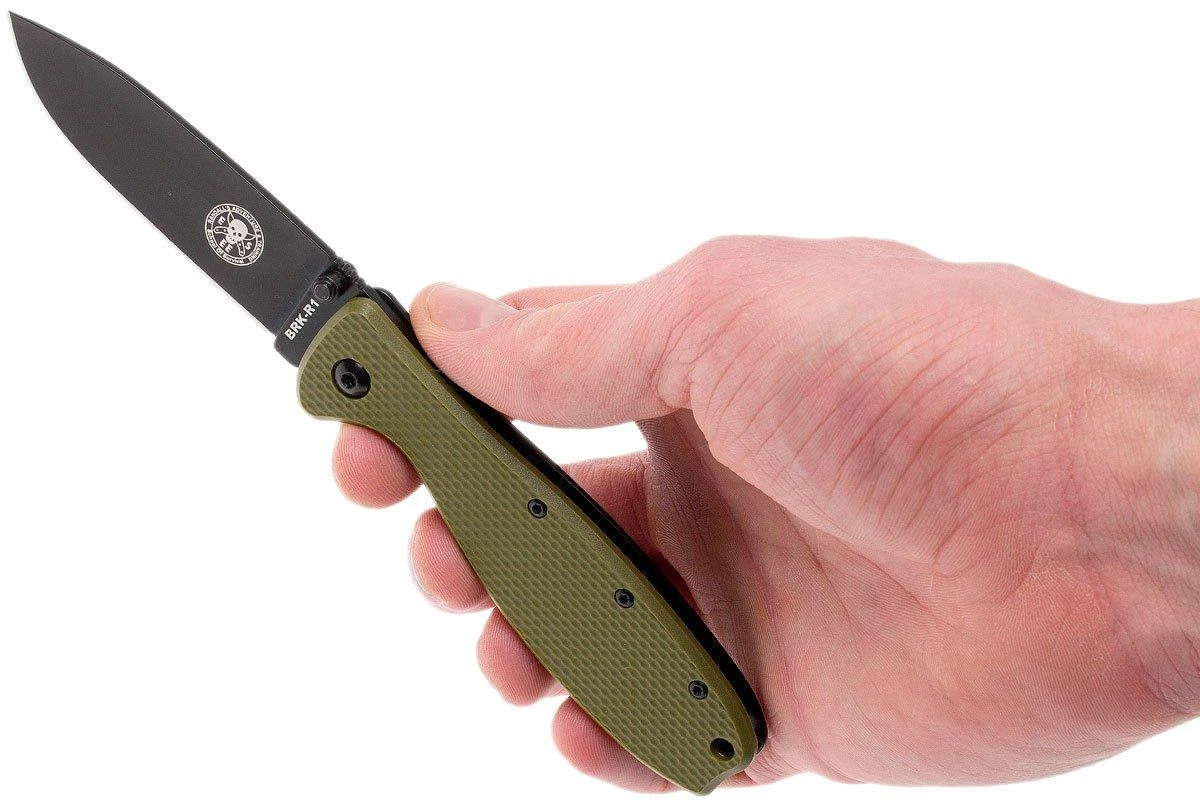 ESEE Knives Zancudo D2 OD-Green-Black, BRKR2ODB Couteau De Poche 10 ESEE Knives Zancudo D2 OD-Green-Black, BRKR2ODB Couteau De Poche – Image 8