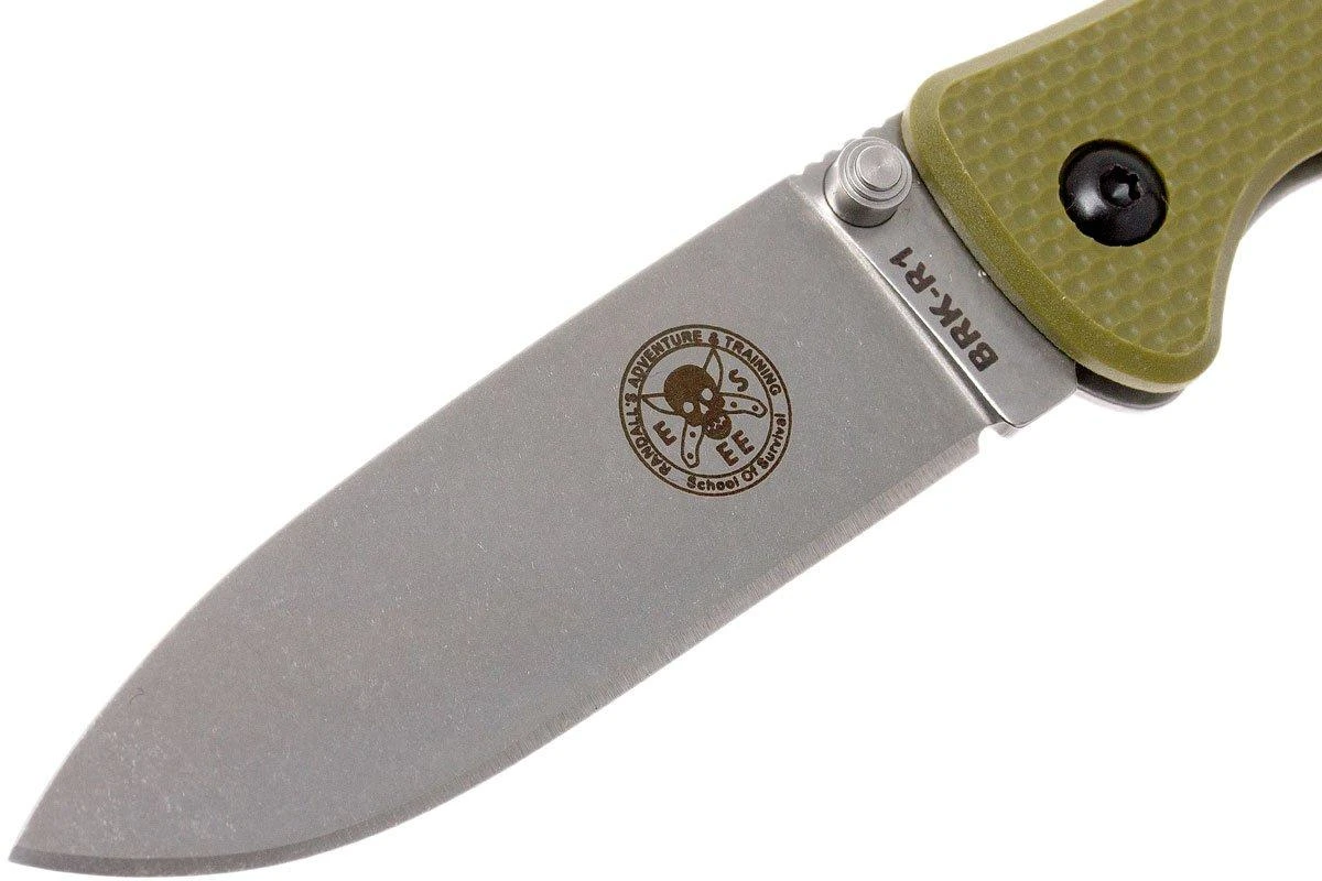 ESEE Knives Zancudo D2 OD-Green-Stonewashed, BRKR2OD Couteau De Poche 5 ESEE Knives Zancudo D2 OD-Green-Stonewashed, BRKR2OD Couteau De Poche – Image 3