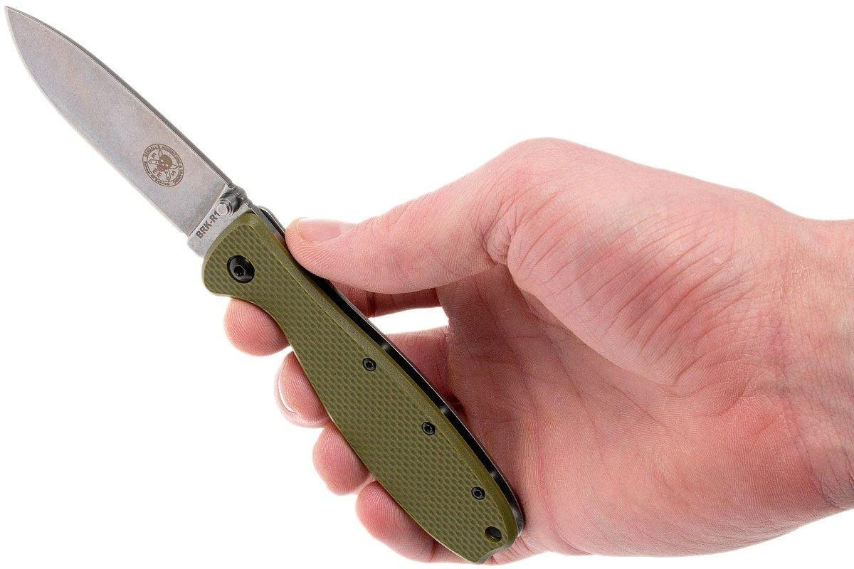 ESEE Knives Zancudo D2 OD-Green-Stonewashed, BRKR2OD Couteau De Poche 10 ESEE Knives Zancudo D2 OD-Green-Stonewashed, BRKR2OD Couteau De Poche – Image 8