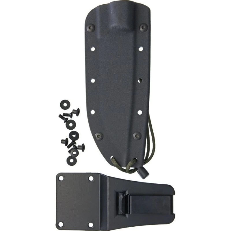 Couteau Lame Lisse Noir Manche Vert Model 6 Esee 4 Couteau Lame Lisse Noir Manche Vert Model 6 Esee – Image 2