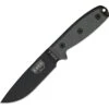 Couteau Lame Lisse Noir Model 4 Esee 2 Couteau Lame Lisse Noir Model 4 Esee -Esee Knives couteau lame lisse noir model 4 esee