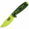 Couteau Venom Lame Lisse Vert Manche 3D Noir Et Vert Model 3 Esee -Esee Knives couteau venom lame lisse vert manche 3d noir et vert model 3 esee