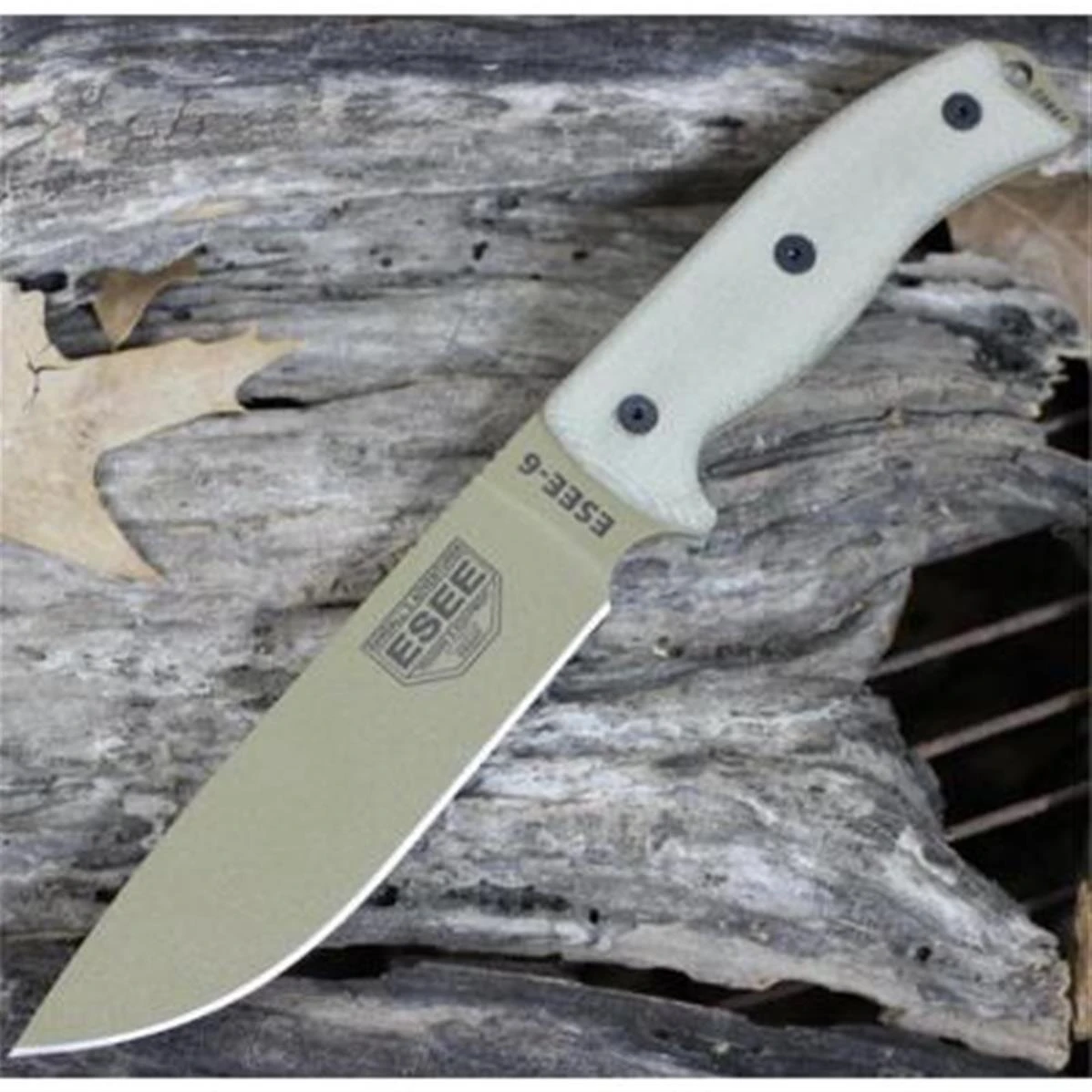 Couteau ESEE6 Dark Earth Acier Carbone 1095 Manche Micarta Etui Abs + Clip Made USA ES6PDE - Free Shipping 3 Couteau ESEE6 Dark Earth Acier Carbone 1095 Manche Micarta Etui Abs + Clip Made USA ES6PDE - Free Shipping