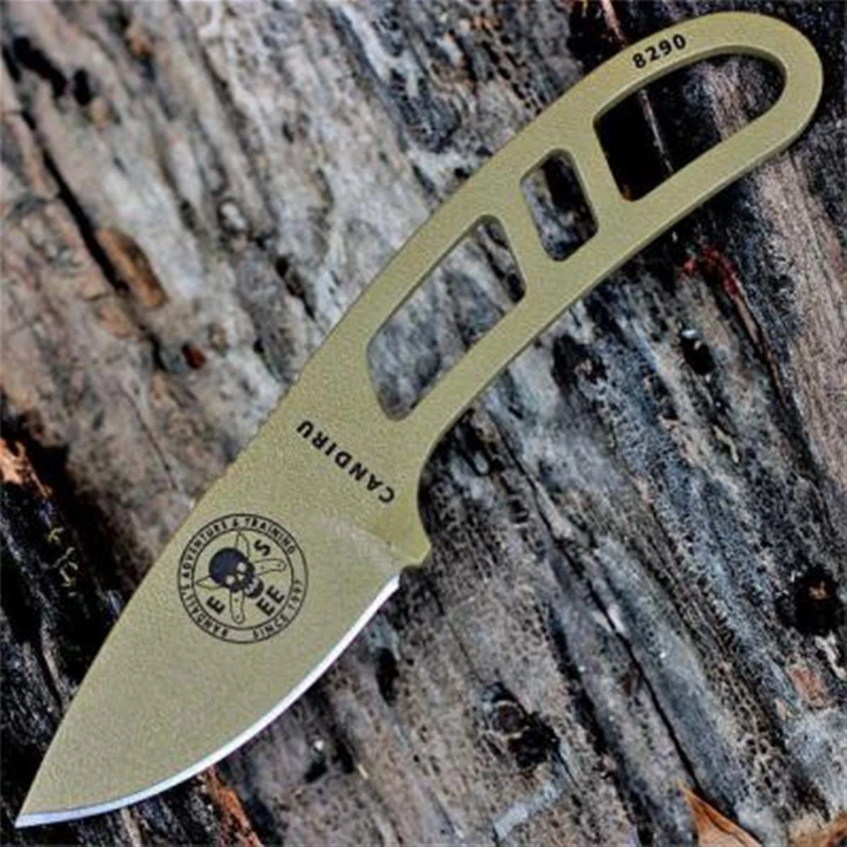 Couteau De Survie ESEE Candiru Dark Earth Brown Carbone 1095 Etui Made In USA ESCANDE - Free SHipping 2 Couteau De Survie ESEE Candiru Dark Earth Brown Carbone 1095 Etui Made In USA ESCANDE - Free SHipping